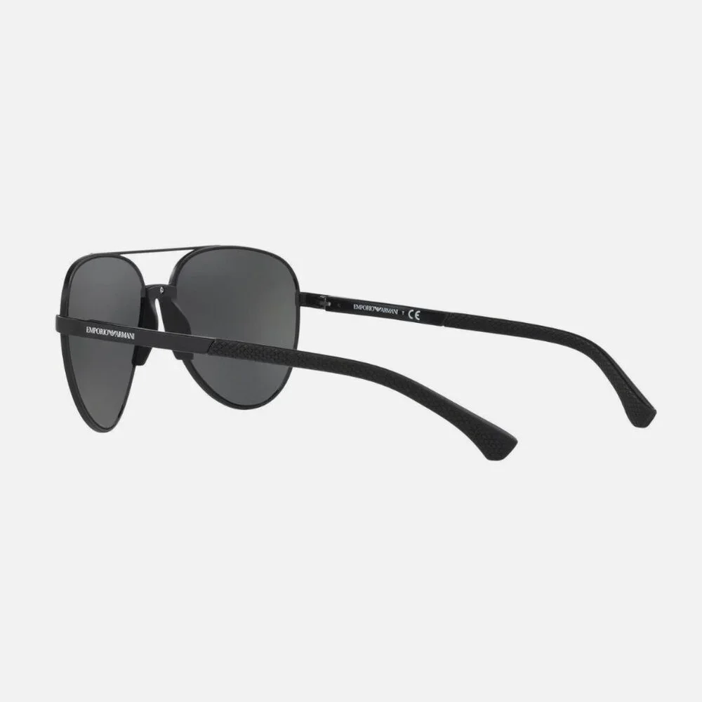 Emporio Armani Men's 61mm Sunglasses, Matte Black/Grey